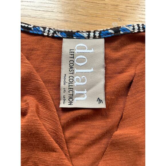 Anthropologie Dolan Wrap Rust Tshirt Medium‎ - Picture 5 of 6